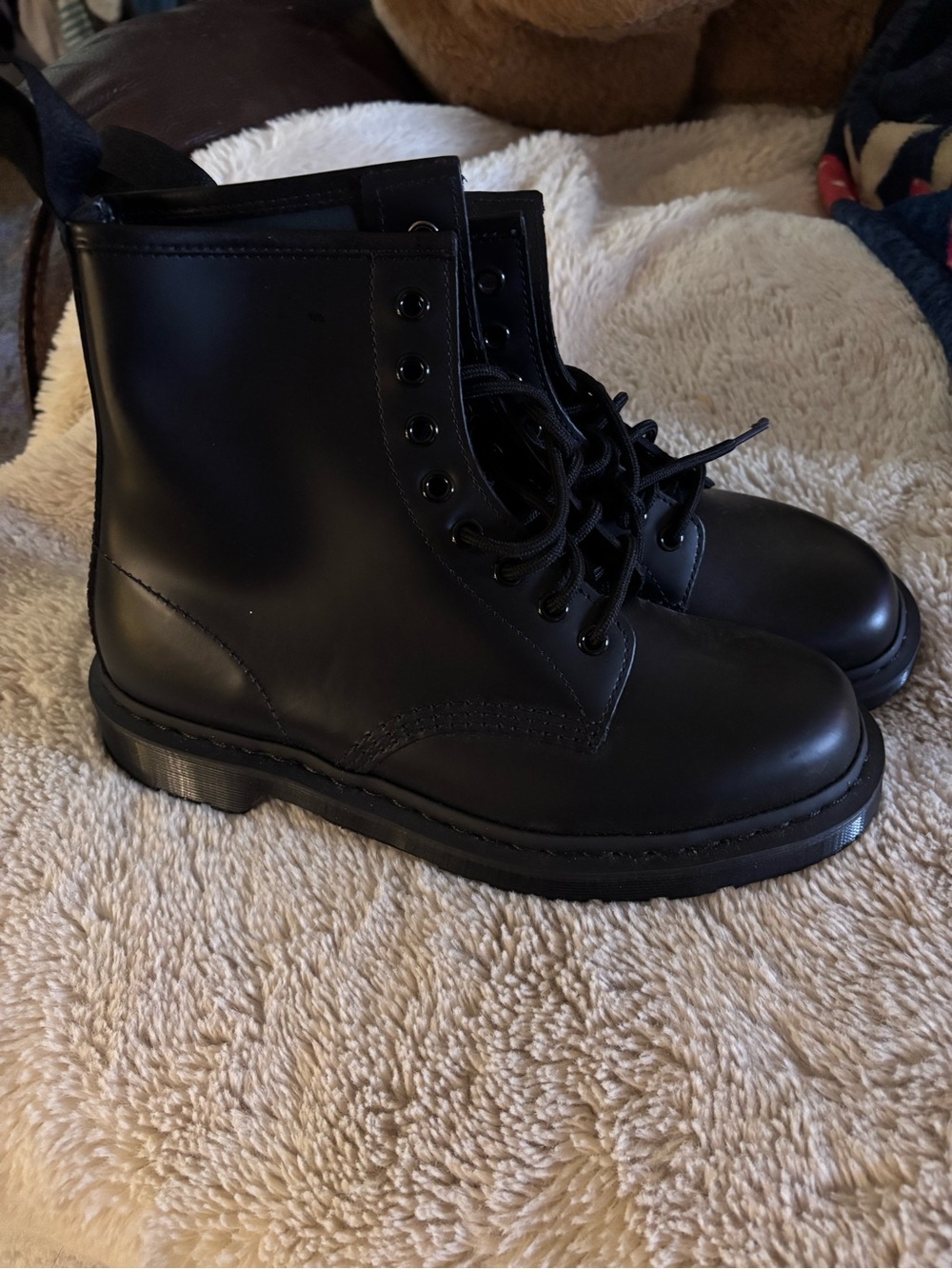 Dr. Marten’s women’s Black Lace-Up Combat Boots size 10